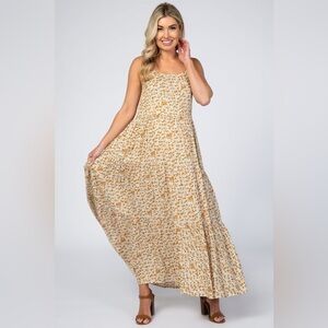 Pinkblush floral flows maxi dress nwot